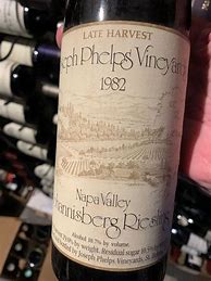 Image result for Joseph Phelps Johannisberg Riesling Special Select Late Harvest