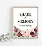 Image result for Memory Table Sign Free Printable