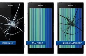 Image result for Broken LCD Phone Screen