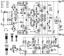 Image result for Audio Power Amplifier Circuit Diagram