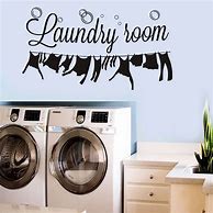 Image result for Laundry Room Sticker Wall Art