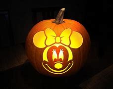 Image result for Minnie Mouse Stencil for Pumpkin