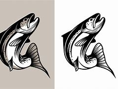 Image result for Mean Salmon Vector