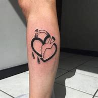 Image result for Broken Heart Tattoos Black Ink