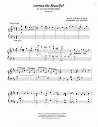 Image result for America the Beautiful Sheet Music