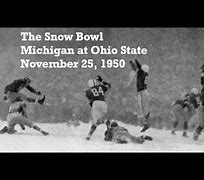Image result for Michigan vs Ohio State Snowy Picture