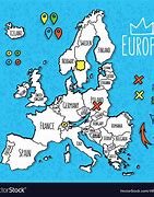 Image result for Map of Europe Cartoon Kids