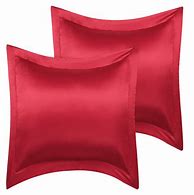 Image result for Red European Pillowcases