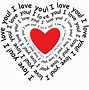 Image result for I Love You Transparent