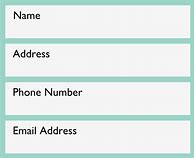 Image result for Name Address Phone Number