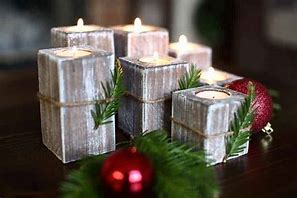 Image result for DIY Wooden Candle Holders