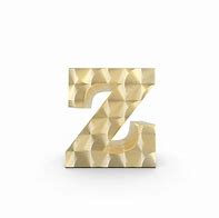 Image result for Gold Letter Z