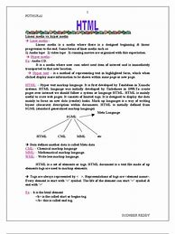 Image result for HTML Full Notes