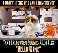 Image result for Halloween Wine Memes