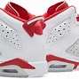 Image result for Jordan Six White and Red
