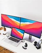Image result for 2 Monitor and Laptop Setup