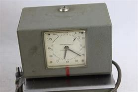 Image result for Vintage Lathem Time Clock