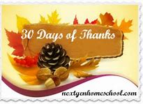 Image result for 30 Days of Thanks