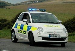 Image result for Fiat 500 Police Car