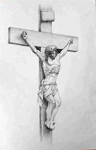 Image result for Jesus On Cross Pencil Drawing
