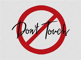 Image result for Don't Touch Me SVG