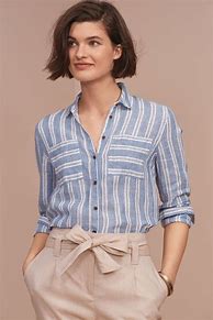 Image result for Stripes Light Blue Horizontal Shirt