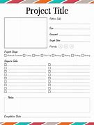 Image result for Free Printing Project Templates