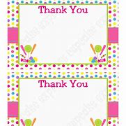 Image result for Cute Thank You Card Template