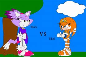 Image result for Sonic Forces Tikal vs Blaze