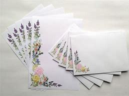 Image result for Pretty Writing Paper and Envelopes