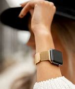 Image result for Apple Watch Series 7 with Gold Band