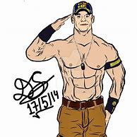Image result for John Cena Cartoon Drawing