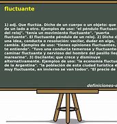 Image result for fluctuante