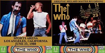 Image result for The Who 1980 Tour