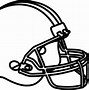 Image result for Football Helmet Clip Art Black and White