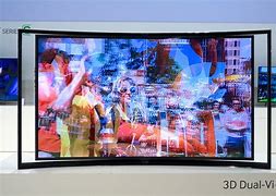Image result for Samsung Curved TV Glue Lines