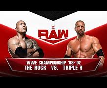 Image result for WWE The Rock vs Triple H