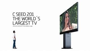 Image result for what is the biggest led tv?