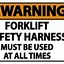 Image result for Caution ForkLift Signs