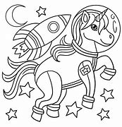 Image result for Simple Drawings of Space Unicorn