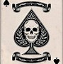 Image result for Black and White Ace of Spades