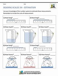 Image result for 3rd Grade Measurement Worksheets Printable