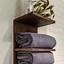 Image result for DIY Wood Towel Rack