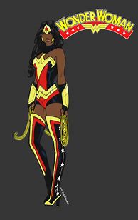 Image result for Black Wonder Woman Animated