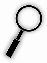 Image result for Magnifying Glass Icon Black and White