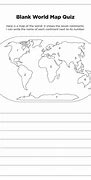 Image result for Blank World Map Quiz