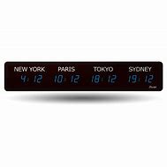Image result for Time Zone Clock LED
