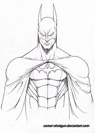 Image result for Line Drawing of Batman