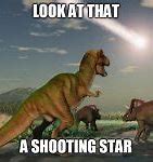 Image result for Dinosaurs Shooting Star Meme