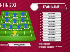 Image result for Football Lineup